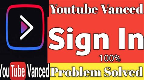 youtube vanced sign in